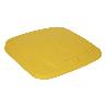 CUBO DE BASURA PARA RECICLAR 45 LITROS  COLOR AMARILLO 36.5 X 36 X 51  CM