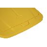 CUBO DE BASURA PARA RECICLAR 45 LITROS  COLOR AMARILLO 36.5 X 36 X 51  CM