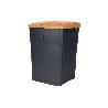 CUBO DE BASURA PARA RECICLAR 45 LITROS  COLOR NARANJA 36.5 X 36 X 51  CM