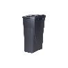 CUBO DE BASURA PARA RECICLAR 25 LITROS  COLOR GRIS 21.5 X 36 X 51 CM