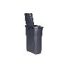 CUBO DE BASURA PARA RECICLAR 25 LITROS  COLOR GRIS 21.5 X 36 X 51 CM