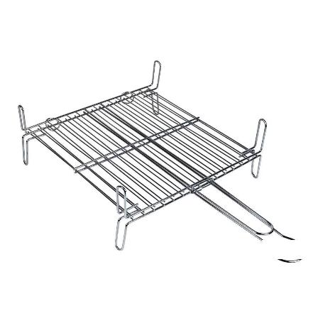 PARRILLA DOBLE ZINCADO 35X35CM