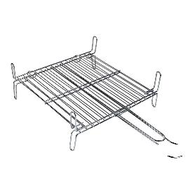 PARRILLA DOBLE ZINCADO 40X40CM