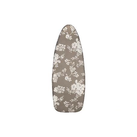 FUNDA TABLA PLANCHAR ACOLCHADA 140X60 FLORES BLANCAS
