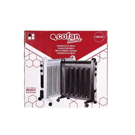 RADIADOR DE MICA BLANCO MODELO ASTANA 2000W
