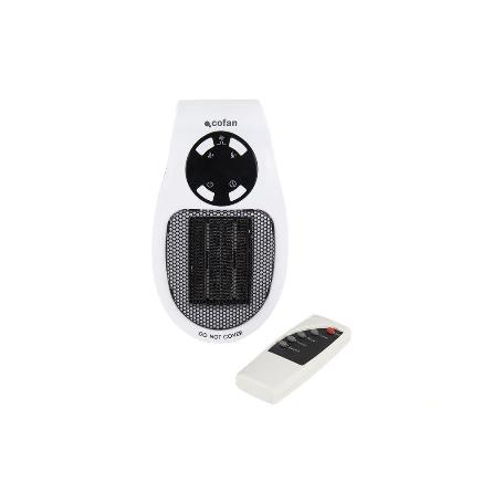 CALEFACTOR CERAMICO DE ENCHUFE CON MANDO A DISTANCIA 500 W