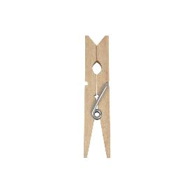 PACK 24 UDS PINZAS MADERA PRIMERA CALIDAD 7CM