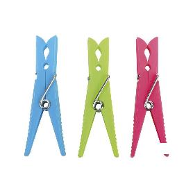 PACK 24 UDS PINZAS PLÁSTICO STANDAR 7CM