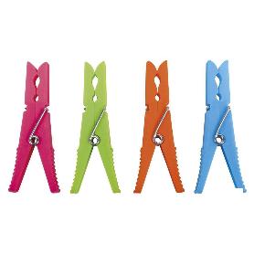 PACK 12 UDS PINZAS PLÁSTICO GRANDES 9CM