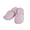 ZAPATILLAS BAÑO ROSA CLARO GAMA  FLOR TALLA.L