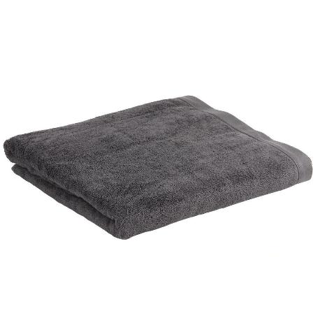 TOALLA DUCHA GRIS ANTRACITA GR.580/M2 MODELO PIEDRA 70X140CM
