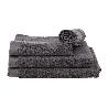 TOALLA DUCHA GRIS ANTRACITA GR.580/M2 MODELO PIEDRA 70X140CM