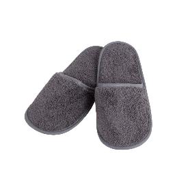 ZAPATILLAS BAÑO GRIS ANTRACITA MODELO PIEDRA TALLA.M