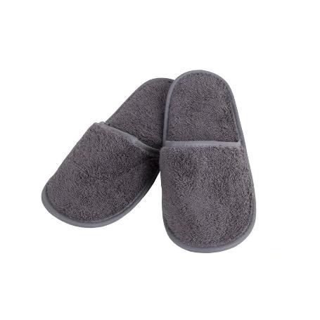 ZAPATILLAS BAÑO GRIS ANTRACITA MODELO PIEDRA TALLA.M