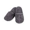 ZAPATILLAS BAÑO GRIS ANTRACITA MODELO PIEDRA TALLA.L