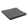 ALFOMBRA BAÑO GRIS ANTRACITA GR.1000 MODELO PIEDRA 60X60CM