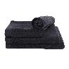 TOALLA DUCHA NEGRO GR.580/M2 MODELO BRILLANTE 70X140CM