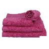 TOALLA LAVABO FUCSIA GR.580/M2 MODELO PRIMAVERA 50X100