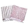 PACK 2 PAÑOS COCINA 50X50 BEIGE/ROJO