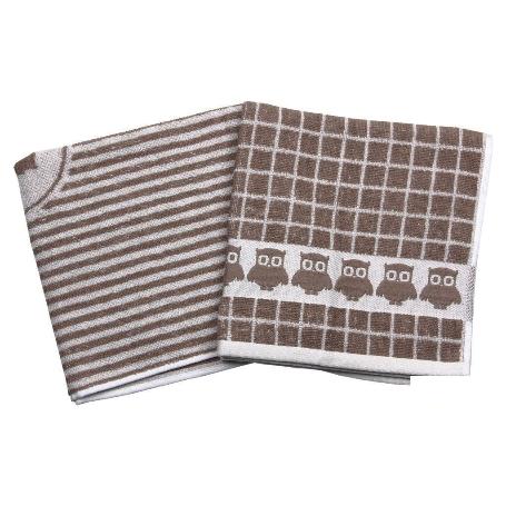 PACK 2 PAÑOS COCINA 50X50 TOSTADO