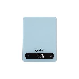 BÁSCULA DE COCINA DIGITAL 10 KG COLOR AZUL