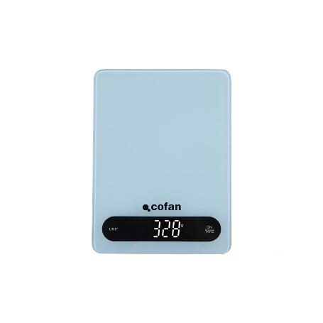 BÁSCULA DE COCINA DIGITAL 10 KG COLOR AZUL
