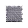 SET DE 4 UDS. LOSETA ALVEOLADA GRIS CLARO DE PVC 33 X 33 X 2 CM