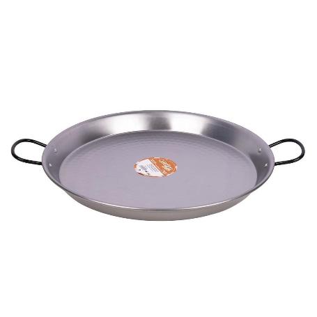 PAELLERA ACERO PULIDA Ø34CM