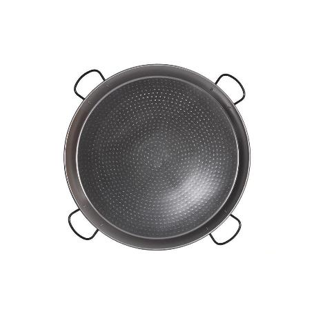 PAELLERA ACERO PULIDA Ø80CM (4 ASAS)