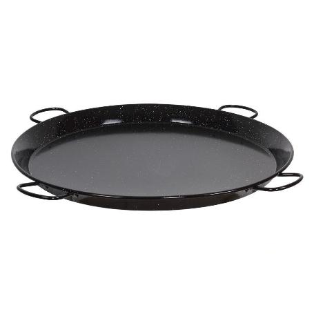 PAELLERA ACERO ESMALTADA Ø80CM (4 ASAS)