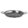 PAELLERA ACERO PULIDA INDUCCIÓN Ø36CM