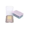 PACK DE 4 PORTAEMBUTIDOS APILABLES CREMA, AZUL, VERDE, NUDE 25 X 17 X 3 CM