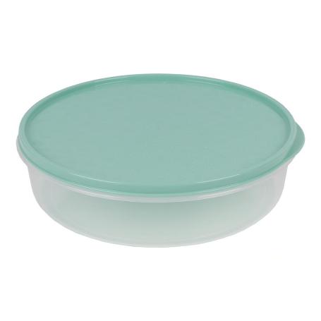 FIAMBRERA TORTILLA REDONDA VERDE 24.5X6.5CM   CAJA 6 UNID.