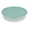 FIAMBRERA TORTILLA REDONDA VERDE 24.5X6.5CM   CAJA 6 UNID.
