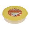 FIAMBRERA TORTILLA REDONDA AMARILLO  24.5X6.5CM   CAJA 6 UNID.