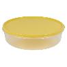 FIAMBRERA TORTILLA REDONDA AMARILLO  24.5X6.5CM VENTA UNITARIA