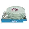 PLATO VERDE AGUA 20CM MODELO NARA 850ML   CAJA 6 UNID.