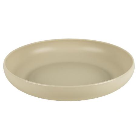 PLATO BEIGE 20CM MODELO NARA 850ML (VENTA UNITARIA)