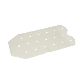 ALFOMBRA ANTIDESLIZANTE CON VENTOSAS BAÑERA/DUCHA BLANCO 36 X 72 CM