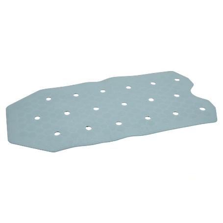 ALFOMBRA ANTIDESLIZANTE CON VENTOSAS BAÑERA/DUCHA AZUL CLARO 36 X 72 CM