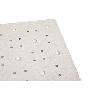 ALFOMBRA ANTIDESLIZANTE CON VENTOSAS  BAÑERA/DUCHA BLANCO 53 X 53 CM