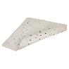 ALFOMBRA ANTIDESLIZANTE CON VENTOSAS  BAÑERA/DUCHA BLANCO 53 X 53 CM