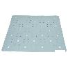 ALFOMBRA ANTIDESLIZANTE CON VENTOSAS BAÑERA/ DUCHA AZUL CLARO 53 X 53 CM