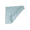 ALFOMBRA ANTIDESLIZANTE CON VENTOSAS BAÑERA/ DUCHA AZUL CLARO 53 X 53 CM