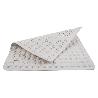 ALFOMBRA PLUS ANTIDESLIZANTE CON VENTOSAS BAÑERA/ DUCHA BLANCO 60 X 60 CM