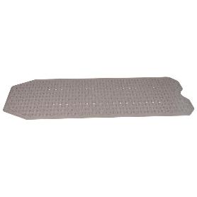 ALFOMBRA PLUS ANTIDESLIZANTE CON VENTOSAS BAÑERA/DUCHA BEIS PIEDRA 40 X104 CM