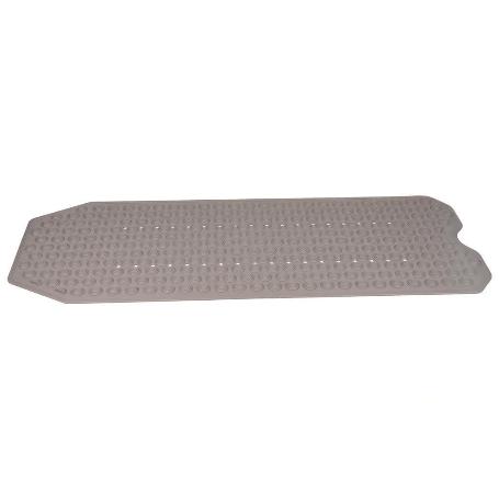 ALFOMBRA PLUS ANTIDESLIZANTE CON VENTOSAS BAÑERA/DUCHA BEIS PIEDRA 40 X104 CM