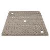 ALFOMBRA PLUS  ANTIDESLIZANTE CON VENTOSAS BAÑERA/ DUCHA BEIS PIEDRA 60 X 60 CM