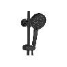 COLUMNA DE DUCHA NEGRA CON GRIFO TERMOSTATICO 90-1,40 CM