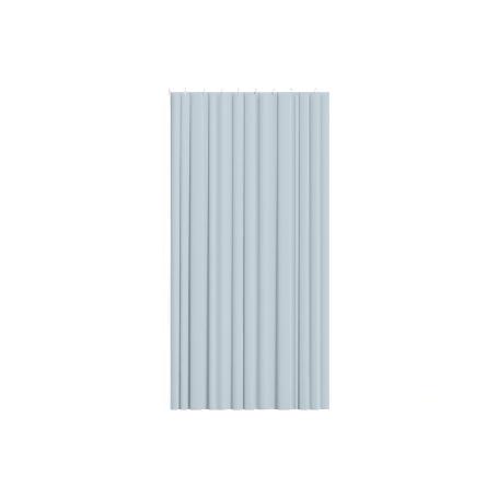CORTINA DE BAÑO AZUL  POLIÉSTER COLORES 220X200